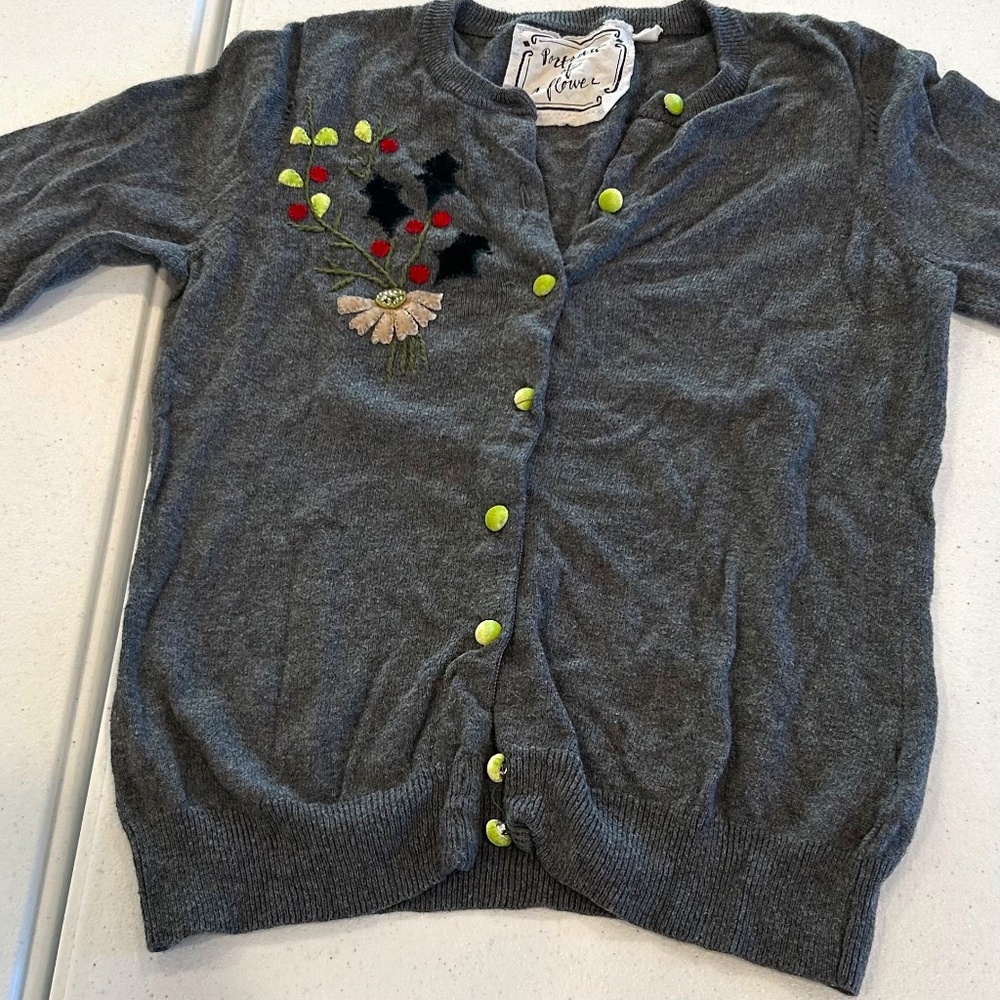 Cute embroidered cardigan by Portrait of a Flower